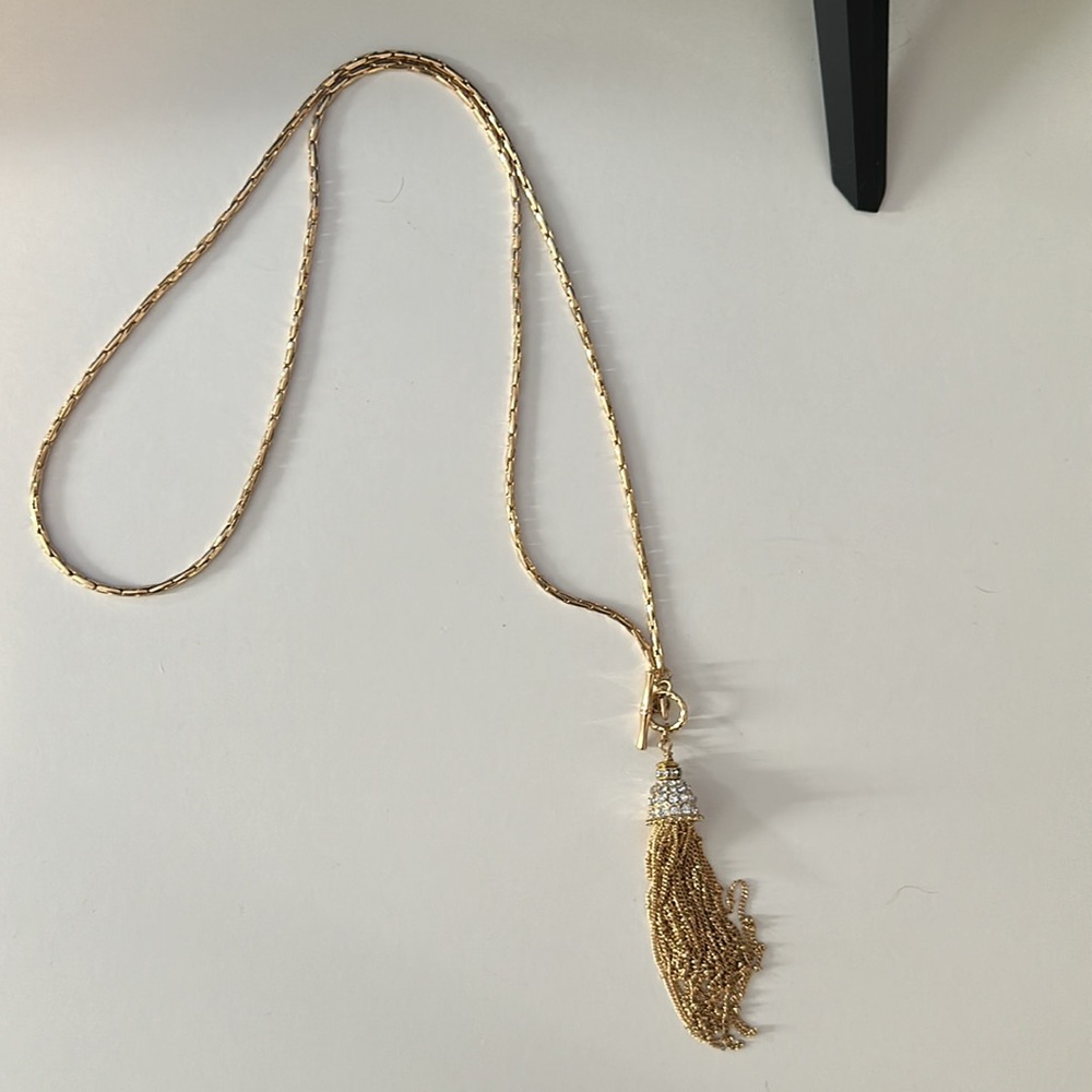 Lilly Pulitzer gold jellyfish necklace